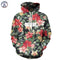 Women Floral Print Hoodie-JH0048-S-JadeMoghul Inc.