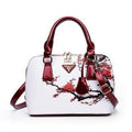 Women Floral Printed Summer Casual Hand Bag-Plum Flower-Beautiful flower-JadeMoghul Inc.