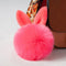 Women Fluffy Bunny Ear Fur Ball Keychain / Bag Charm-waterlon-JadeMoghul Inc.