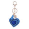 Women  Full Rhinestone Crystal Studded Heart Key Ring / Bag Charm AExp