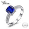 Women Genuine 925 Sterling Silver Sapphire Ring-6-Blue-JadeMoghul Inc.