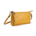Women Genuine Cow Leather Candy Color Cross Body Bag-Yellow-China-JadeMoghul Inc.