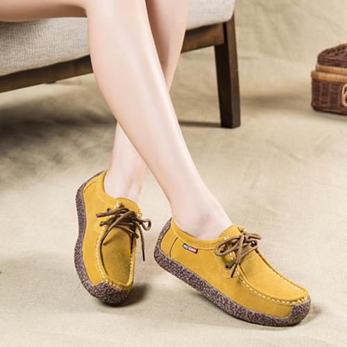 Women Genuine Leather Comfortable loafers/ Walking Shoes