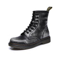 Women Genuine Leather Winter Lace Up Boots-Gray-6-China-JadeMoghul Inc.