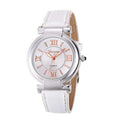 Women Genuine Leather Wristwatch-White-JadeMoghul Inc.