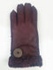 Women Genuine Sheepskin Winter Gloves With Thick Warm Fur Lining-Dark brown-Length 23 Width 10cm-JadeMoghul Inc.