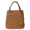 Women Genuine Split Suede Leather Tote Shoulder Bag-Yewllow Brown-China-JadeMoghul Inc.