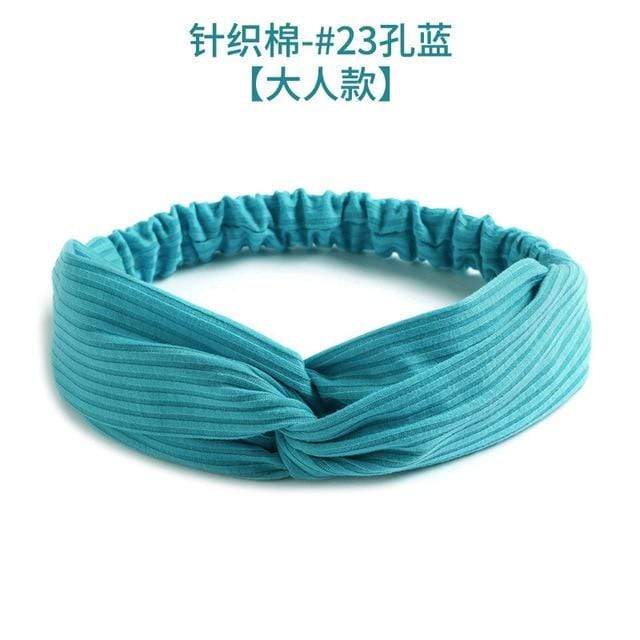 Women Girls Summer Bohemian Hairs Headbands Headbands Retro Cross Turban Bandage Bandanas HairBands Hair Accessories Headwrap AExp