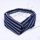 Women Girls Summer Bohemian Hairs Headbands Headbands Retro Cross Turban Bandage Bandanas HairBands Hair Accessories Headwrap AExp