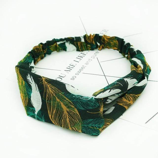 Women Girls Summer Bohemian Hairs Headbands Headbands Retro Cross Turban Bandage Bandanas HairBands Hair Accessories Headwrap AExp