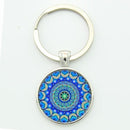 Women Glass Mandala Art Key Ring-ma01-JadeMoghul Inc.
