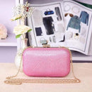 Women Glitter Metal Evening Clutch Bag-pink-JadeMoghul Inc.
