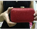 Women Glitter Metal Evening Clutch Bag-red-JadeMoghul Inc.