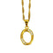Women Gold Color Initial Pendant And Chain With Cubic Zircon-Choose Letter O-45cm Thin Chain-JadeMoghul Inc.