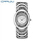 Women Gold Steel Bracelet Watch-Silver-JadeMoghul Inc.