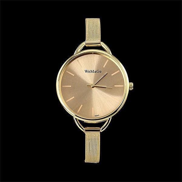 Women Gold Watch - Stainless Steel Women's Watch-gold-China-JadeMoghul Inc.