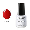 Women Gorgeous Color Gloss / Glitter UV Gel Nail Polish Lacquer-1343 Red-JadeMoghul Inc.