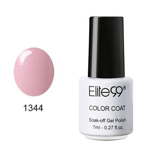 Women Gorgeous Color Gloss / Glitter UV Gel Nail Polish Lacquer-1344 PearlLight Pink-JadeMoghul Inc.