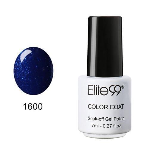Women Gorgeous Color Gloss / Glitter UV Gel Nail Polish Lacquer-1600 Cornflower Blue-JadeMoghul Inc.