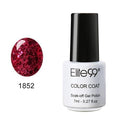 Women Gorgeous Color Gloss / Glitter UV Gel Nail Polish Lacquer-1852 Glitter Red-JadeMoghul Inc.