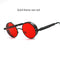Women Gothic Steam Punk Round Shaped Sunglasses-6631 black red-JadeMoghul Inc.
