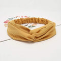 Women Headband Cross Top Knot Elastic Hair Bands Soft Solid Color Girls Hairband Hair Accessories Twisted Knotted Headwrap AExp