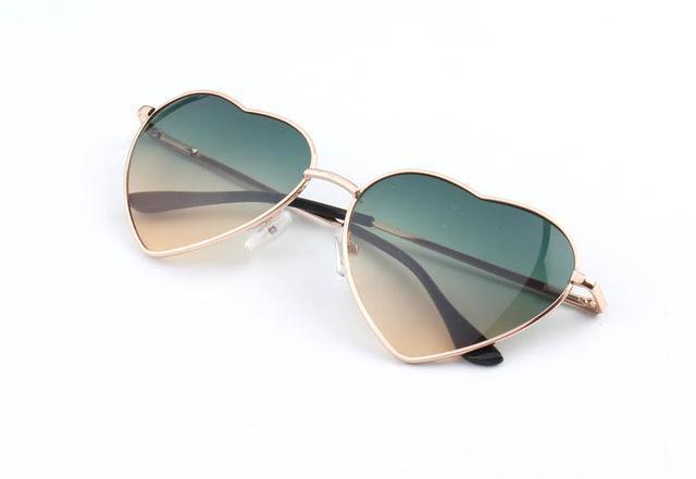 Women Heart Shaped Reflector Sunglasses With 100% UV 400 Protection-8-JadeMoghul Inc.