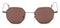 Women Hexagonal Color Tinted Sunglasses With 100% UV 400 Protection-brown-as shown in photo-JadeMoghul Inc.
