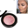 Women Illuminating Shimmer Finish Baked Marble Effect Blush Palette-1-JadeMoghul Inc.