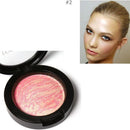 Women Illuminating Shimmer Finish Baked Marble Effect Blush Palette-2-JadeMoghul Inc.