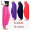 Women Jersey Harem Pants In Solid Colors
