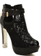 Women Lace Platform 4 Inch Stiletto Heels-black as picture-5-JadeMoghul Inc.