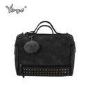 Women Large Capacity Multi Pocket Patent Leather Travel Bag-Black-32cmx24cmx14cm-JadeMoghul Inc.