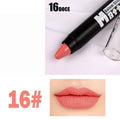 Women Lasting Water Proof Matte Lipstick Pencil-16-JadeMoghul Inc.