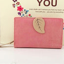 Women Leap Applique Clasp And Zipper Wallet-middle rose-JadeMoghul Inc.