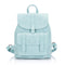 Women Leather Backpack With Flap Closure-03 blue-China-23x13x29cm-JadeMoghul Inc.