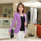 Women Light Weight Blazer In Candy Colors-purple-S-JadeMoghul Inc.