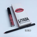 Women Liquid Lasting Water Proof Matte Lipstick And Lip Liner kit-KOKO-JadeMoghul Inc.