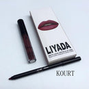 Women Liquid Lasting Water Proof Matte Lipstick And Lip Liner kit-KOURT-JadeMoghul Inc.