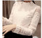 Women Long Sleeved Lace Cut Shirt Top-White-S-United States-JadeMoghul Inc.
