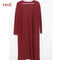 Women Long Slit side Cardigan Sweater-red-One Size-JadeMoghul Inc.