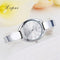 Women Luxury Dress Wear Bracelet Wrist Watch-Silver White 1-JadeMoghul Inc.