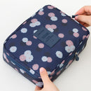 Women Makeup bag Cosmetic bag Case Make Up Organizer Toiletry Storage Neceser Rushed Floral Nylon Zipper New Travel Wash pouch AExp