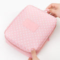 Women Makeup bag Cosmetic bag Case Make Up Organizer Toiletry Storage Neceser Rushed Floral Nylon Zipper New Travel Wash pouch AExp