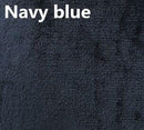 Women / Men Thick Soft Coral Fleece Robe In Solid Colors-Navy Blue-S-JadeMoghul Inc.