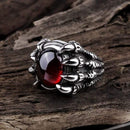 Women Men Unisex Claw Stainless Steel Ring