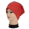 Women / Men Unisex Cotton Blend Slouch Beanie/ Hat-Red-JadeMoghul Inc.