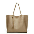 Women Messenger Bags Leather Casual Tassel Handbags Female Designer Bag Vintage Big Size Tote Shoulder Bag High Quality bolsos-gold-(30cm<Max Length<50cm)-JadeMoghul Inc.