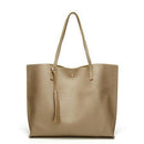 Women Messenger Bags Leather Casual Tassel Handbags Female Designer Bag Vintage Big Size Tote Shoulder Bag High Quality bolsos-gold-(30cm<Max Length<50cm)-JadeMoghul Inc.