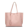 Women Messenger Bags Leather Casual Tassel Handbags Female Designer Bag Vintage Big Size Tote Shoulder Bag High Quality bolsos-pink-(30cm<Max Length<50cm)-JadeMoghul Inc.